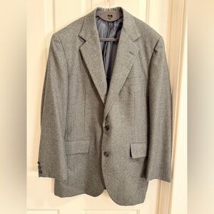 Vintage Southwick for Roots Gray Wool Blazer Mens USA Made Medium